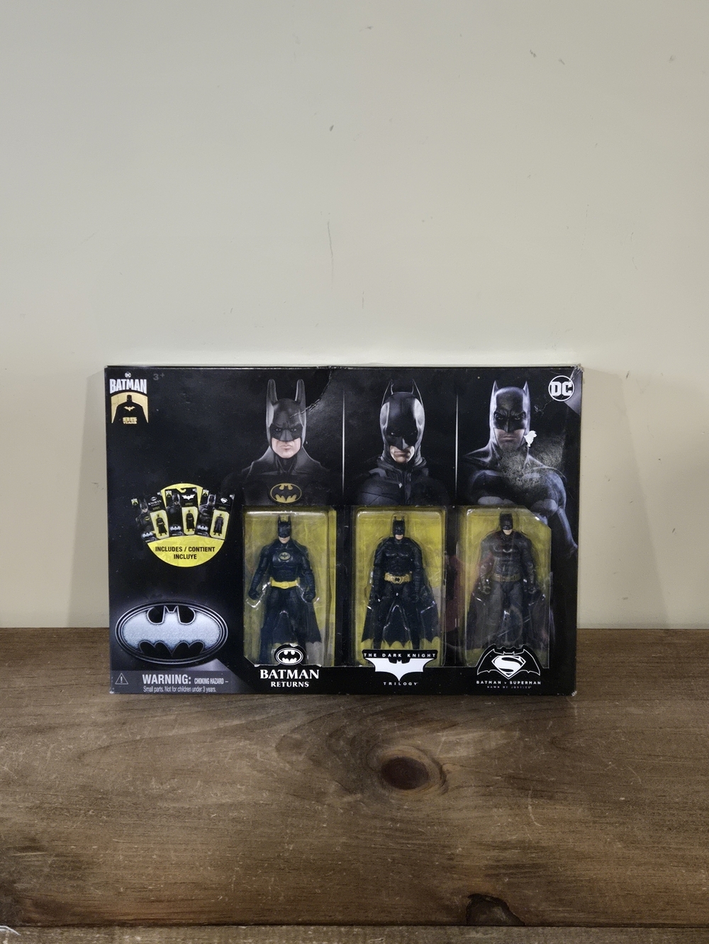 DC Batman 80th Anniversary 3-pack Returns Dark Knight Batman Vs Superman